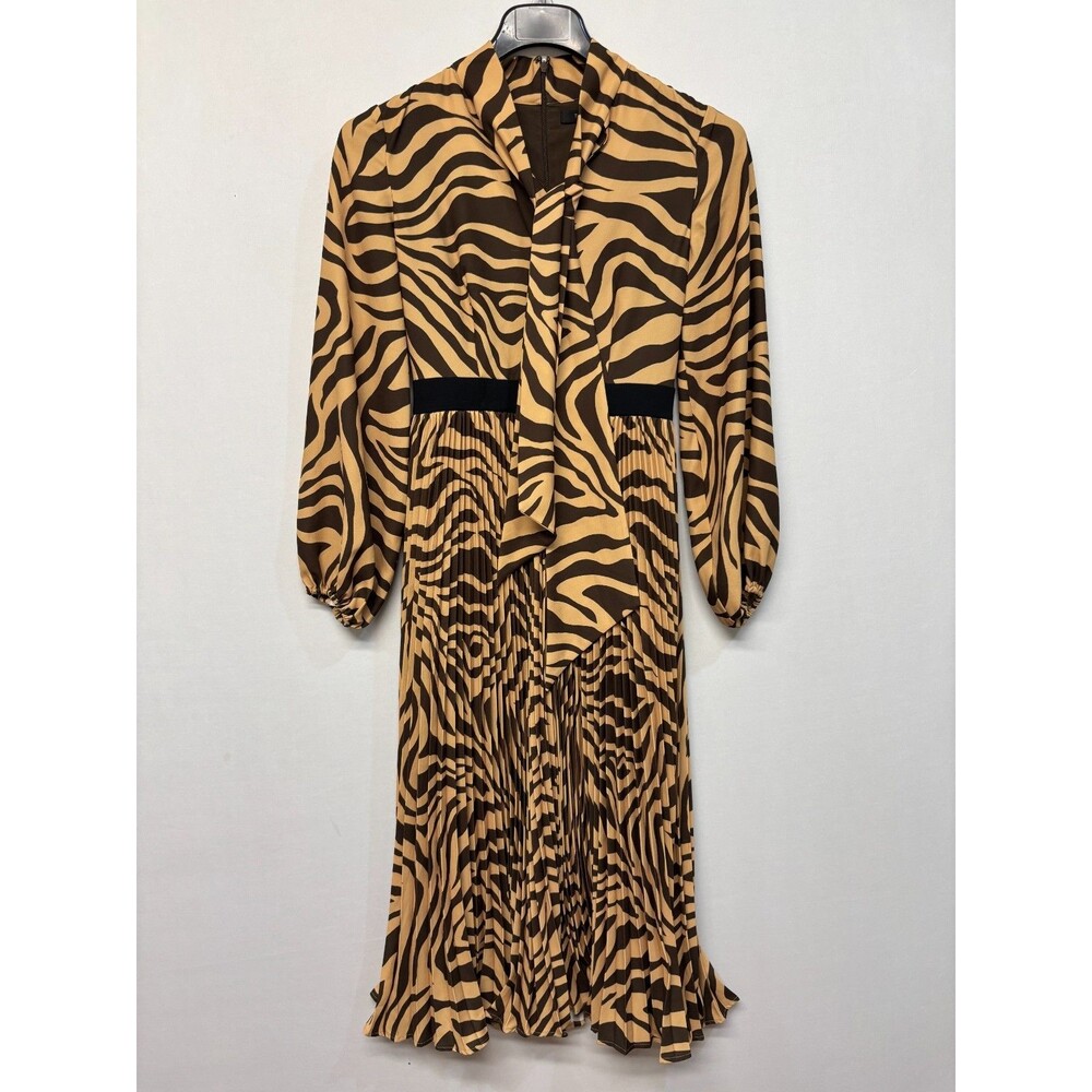 Toccin Women Long Sleeve Dress Size 0 Animal Print C024 -3